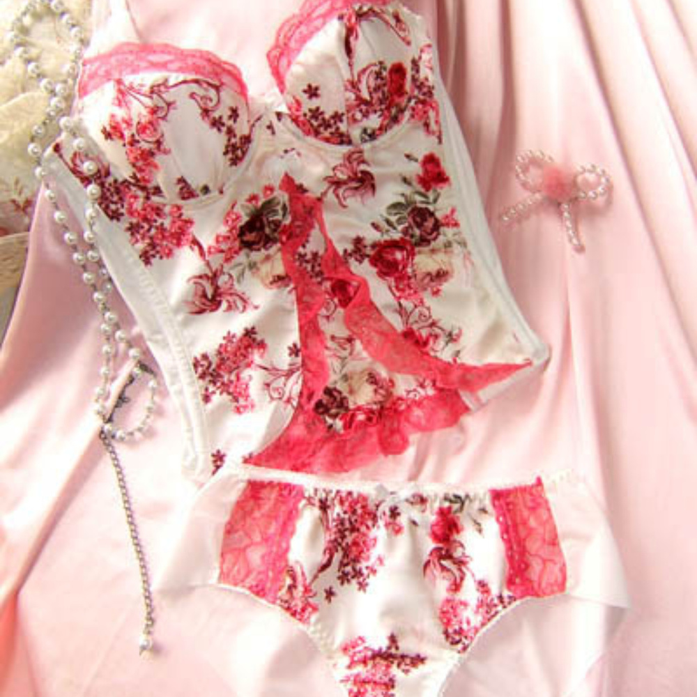 New Underwire Corset panty set Bridal wedding